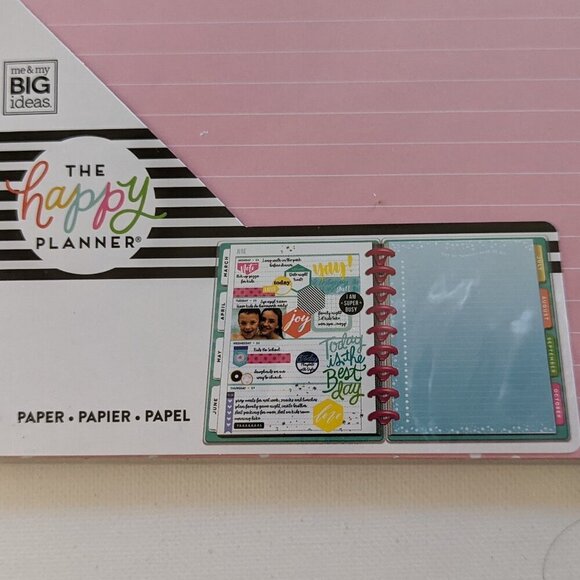 NWT Happy Planner 40 pgs 'Important' Multi Color Classic Sheet Filler Paper Pack - Picture 3 of 6
